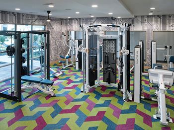 2-Story fitness center with strength and cardio