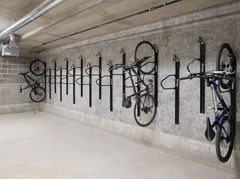 Bike storage and tune-up station