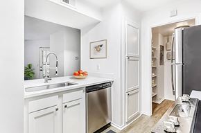 Nashville apartment for rent - Kitchen sink at Landmark at Wynton Pointe Apartment Homes in Nashville TN