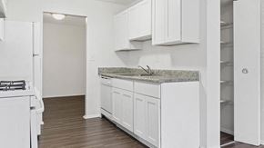 Silver Spring apartment for rent - Kitchen with shaker cabinets at Oakfield Apartment Homes in Wheaton MD