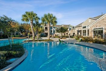 Resort-style swimming pool