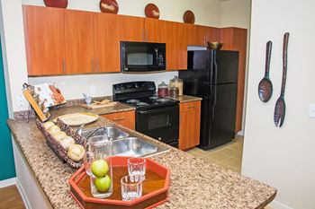 Designer black name brand appliances