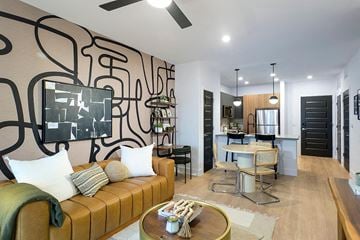Gaithersburg apartment for rent - a living room with a couch and a table