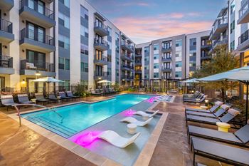 Resort-style pool