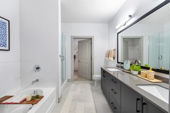 Ceramic tile bathroom floors