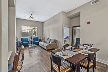 Wood-style plank flooring