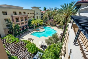 Resort-style pool and spa