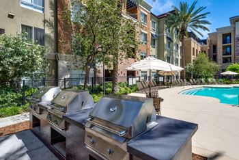 Courtyard bbq grills