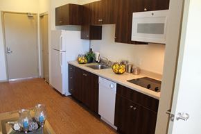 Morgan Hill apartment for rent - Model Kitchen at The Lodge at Morgan Hills Apartments in Morgan Hill CA