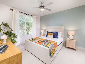 Fremont apartment for rent - Model Main Bedroom at Embark Apartments in Fremont CA