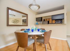 Longmont apartment for rent - Dining room at Rock Peak on Sunset Apartments in Longmont CO