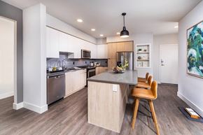 Kirkland apartment for rent - Slate Finish Package Kitchen at Aspect at Totem Lake Apartments in Kirkland WA