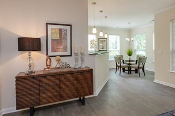 Wood-style plank flooring