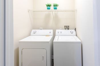 Full-sized washer and dryer