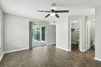 Ceiling fan in bedrooms