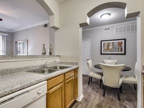 Irving apartment for rent - Open concept kitchen at Kensley Apartment Homes in Irving TX
