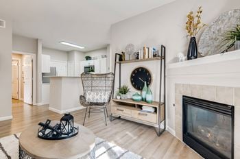 Gas fireplace*