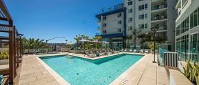 San Diego apartment for rent - Pool wide view at Rivair Apartment Homes in San Diego CA