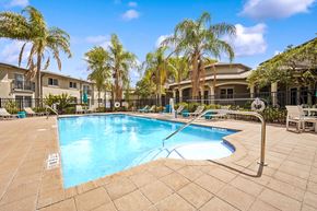 Miami Gardens apartment for rent - Outdoor pool at Emerald Dunes Apartments in Miami Gardens FL