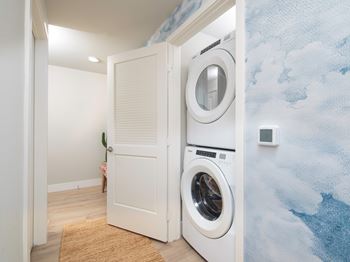 Full-sized washer and dryer
