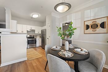 Separate dining area
