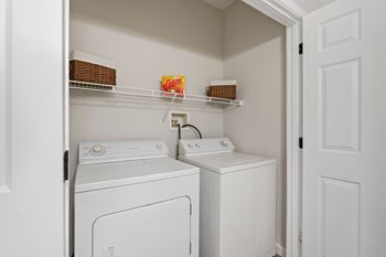 Washer and dryer included