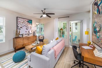 Wood-style plank flooring