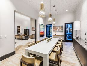 San Jose apartment for rent - Social lounge dining area at 808 West in San Jose CA