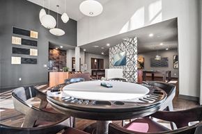 Scottsdale apartment for rent - Social lounge card table at District at Scottsdale Apartments in Scottsdale AZ