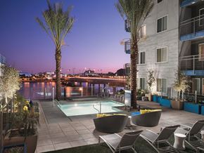 Tempe apartment for rent - Outdoor spa at Norte Town Lake Apartments in Tempe Arizona