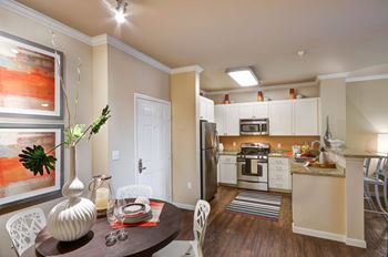 Spacious open kitchens