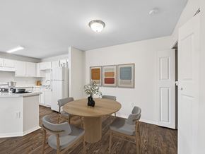 Houston apartment for rent - Townhome dining area at Tidwell Estates in Houston TX