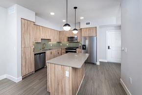 Los Angeles apartment for rent - Kale design kitchen at The Wylden Apartments in Los Angeles CA