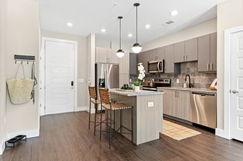 Wood-style plank flooring