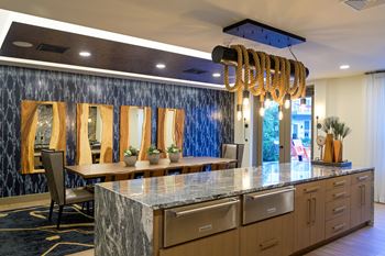 Resident social lounge