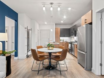 Wood-style plank flooring
