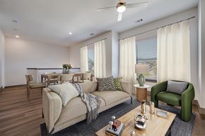 Mckinney apartment for rent - Townhome living room at The Waylon in McKinney TX