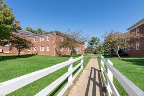Arlington apartment for rent - Walking path at Patrick Henry Apartments Arlington VA