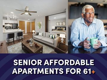 Auburn apartment for rent - a man sitting at a table in a living room with a coffee cup