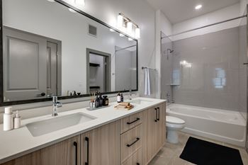Dual vanity bathroom sinks*