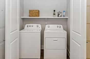 Full-sized washer and dryer