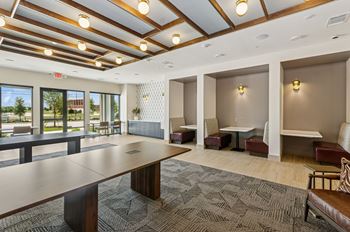 Coworking lounge