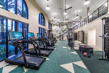 Expansive state-of-the-art fitness center