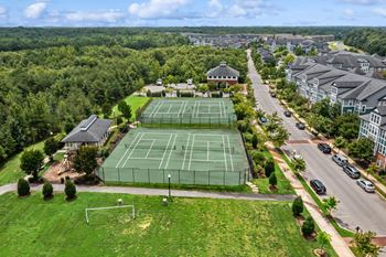 2 Tennis courts with pavilion