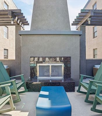 Poolside lounge