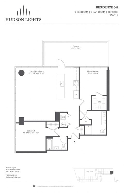 Floor plan for studio