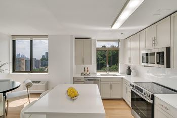 Large windows and abundant natural light