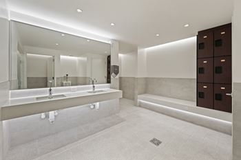 Resident locker rooms