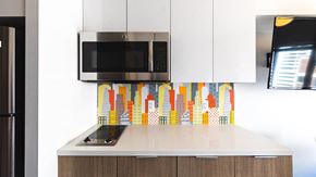 Detroit apartment for rent - Electric Range In Kitchen at 28Grand, Detroit, MI