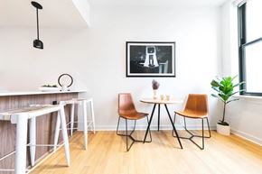 Detroit apartment for rent - table and chair at The Press/321, Detroit, MI